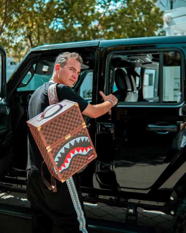 BACKPACKS>SPRAYGROUND THE CHATURANGA SHARK 1900 BACKPACK