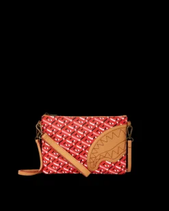 CROSSOVER CLUTCHES>SPRAYGROUND THE 3DSG CONCORDE CROSSOVER CLUTCH