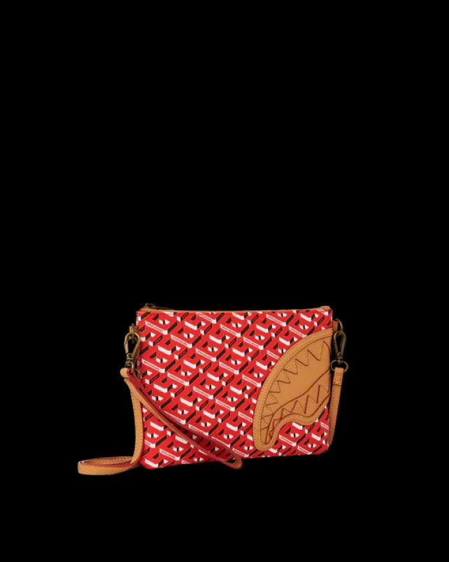 CROSSOVER CLUTCHES>SPRAYGROUND THE 3DSG CONCORDE CROSSOVER CLUTCH