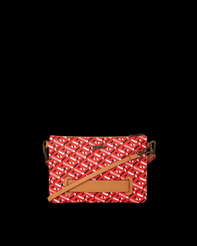 CROSSOVER CLUTCHES>SPRAYGROUND THE 3DSG CONCORDE CROSSOVER CLUTCH