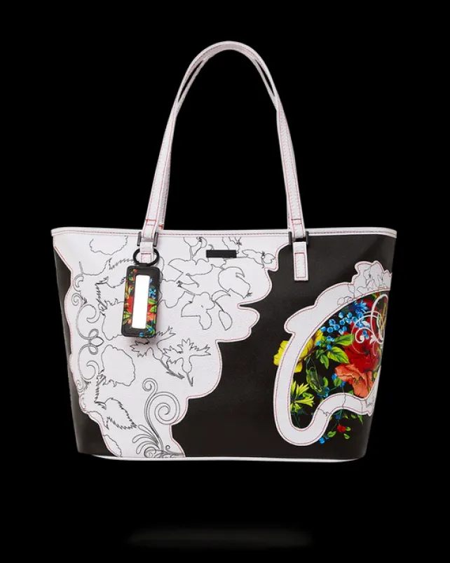 TOTES|HANDBAGS>SPRAYGROUND THE FLORAL CUT TOTE