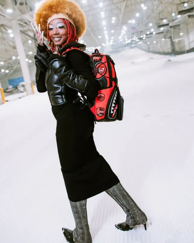 BACKPACKS>SPRAYGROUND THE GLOBAL EXPEDITION SHARKGLIDER BACKPACK
