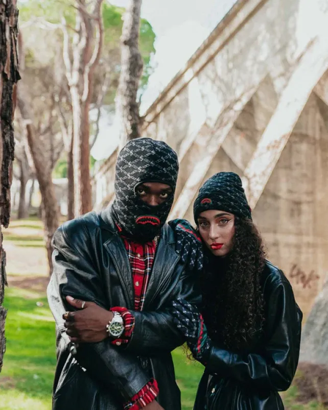 BEANIES|COLD WEATHER GEAR>SPRAYGROUND THE GODFATHER SLOUCH BEANIE