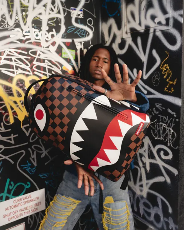 BACKPACKS>SPRAYGROUND THE HANGOVER SHARK BACKPACK