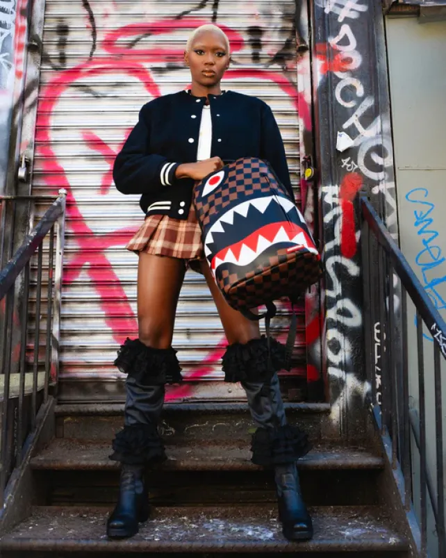 BACKPACKS>SPRAYGROUND THE HANGOVER SHARK BACKPACK