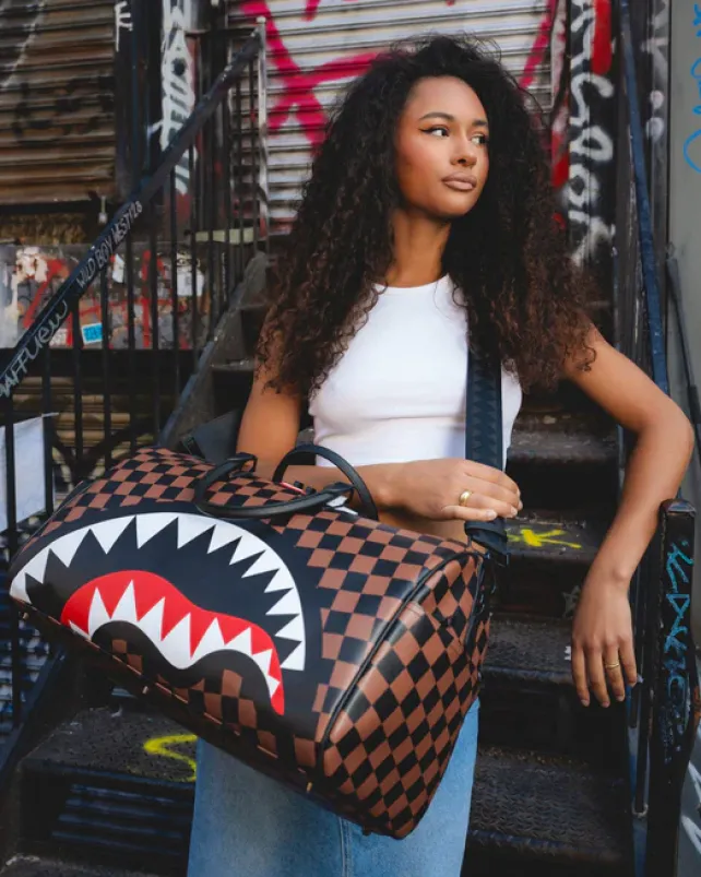 DUFFLES>SPRAYGROUND THE HANGOVER SHARK DUFFLE