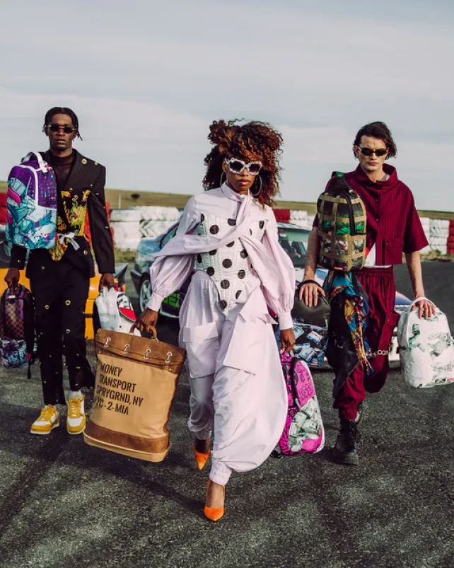 BACKPACKS>SPRAYGROUND THE HEIST BACKPACK (DLXV)