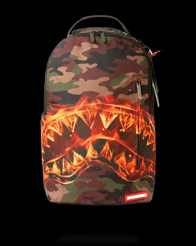 BACKPACKS>SPRAYGROUND THE LIL TJAY BURNER SHARK DLX BACKPACK