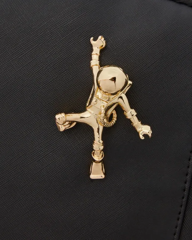 BACKPACKS>SPRAYGROUND THE LOST IN SPACE BACKPACK (10 3D GOLD METAL ASTRONAUTS)