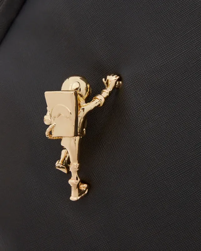 BACKPACKS>SPRAYGROUND THE LOST IN SPACE BACKPACK (10 3D GOLD METAL ASTRONAUTS)