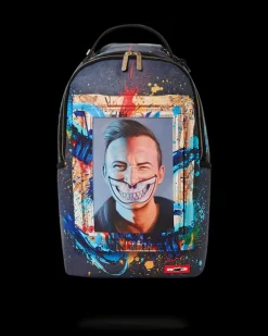 BACKPACKS>SPRAYGROUND THE RARE DBD GRIN SHARK PORTRAIT BY RON ENGLISH- SUPER LIMITED EDITION