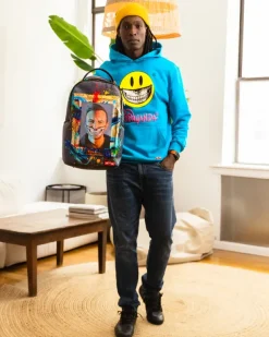 BACKPACKS>SPRAYGROUND THE RARE DBD GRIN SHARK PORTRAIT BY RON ENGLISH- SUPER LIMITED EDITION