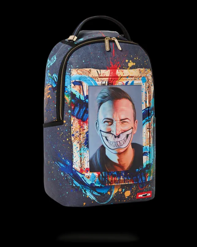 BACKPACKS>SPRAYGROUND THE RARE DBD GRIN SHARK PORTRAIT BY RON ENGLISH- SUPER LIMITED EDITION