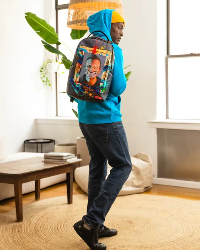 BACKPACKS>SPRAYGROUND THE RARE DBD GRIN SHARK PORTRAIT BY RON ENGLISH- SUPER LIMITED EDITION