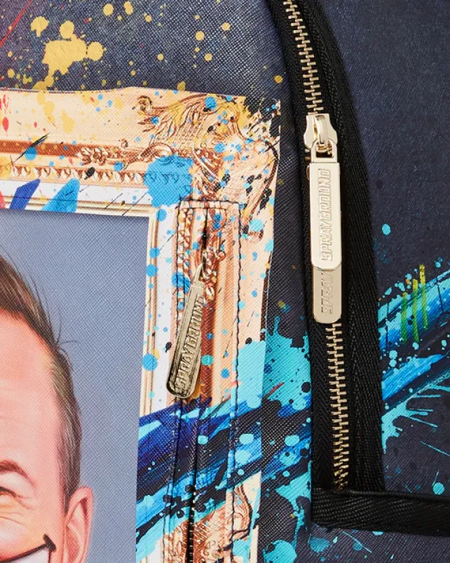 BACKPACKS>SPRAYGROUND THE RARE DBD GRIN SHARK PORTRAIT BY RON ENGLISH- SUPER LIMITED EDITION