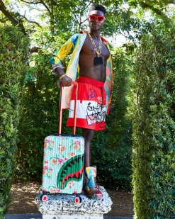 CARRY-ON LUGGAGE>SPRAYGROUND THE SANCTUARY SHARKNAUTICS HARDSHELL CARRY-ON LUGGAGE