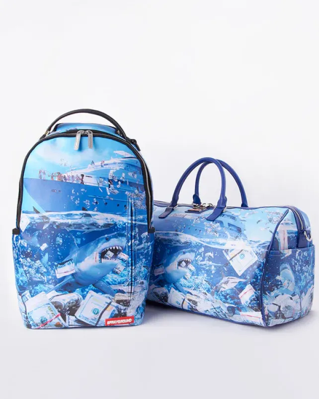 DUFFLES>SPRAYGROUND THE SHARK PARTY DUFFLE