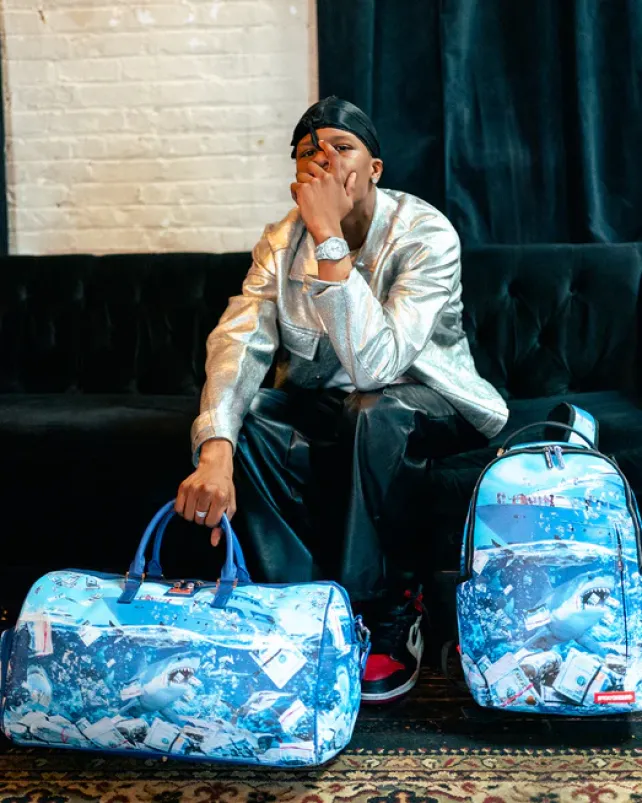 DUFFLES>SPRAYGROUND THE SHARK PARTY DUFFLE