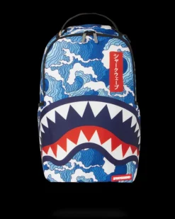 BACKPACKS>SPRAYGROUND THE SHARK WAVE (made from 100% recycled plastic bottles from the ocean)
