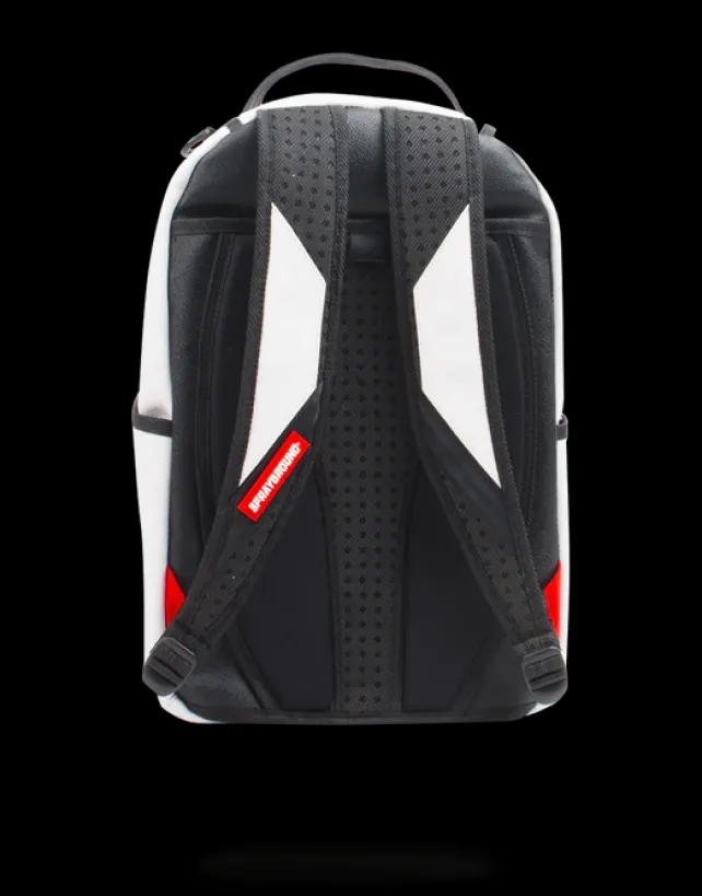BACKPACKS>SPRAYGROUND THE DIY WHITE BACKPACK (VEGAN LEATHER u0026 INNER MONEY LINING) u0026 MARKERS INCLUDED