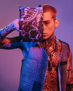 CROSSOVER CLUTCHES>SPRAYGROUND THE UNDERCURRENT CROSS-OVER CLUTCH