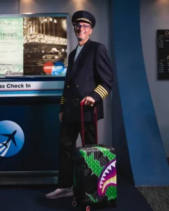 CARRY-ON LUGGAGE>SPRAYGROUND THE WILD ONE SHARKNAUTICS HARDSHELL CARRY-ON LUGGAGE