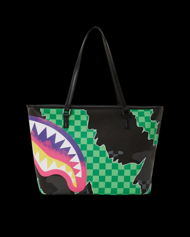 TOTES|HANDBAGS>SPRAYGROUND THE WILD ONE TOTE
