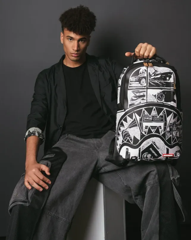 BACKPACKS>SPRAYGROUND THIS IS THE LIFE BACKPACK (DLXV)