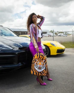 BACKPACKS>SPRAYGROUND TIGER COZY VELOUR FUR BACKPACK