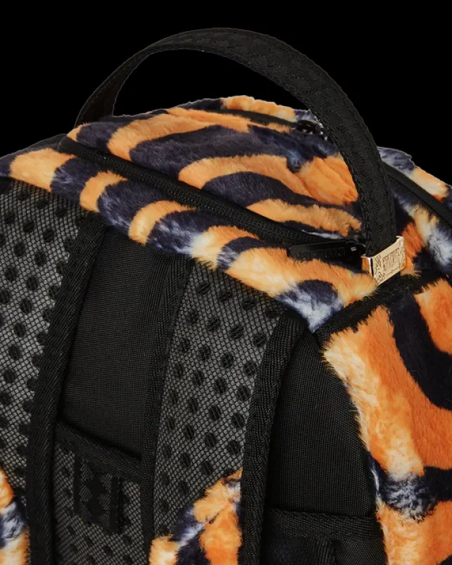 BACKPACKS>SPRAYGROUND TIGER COZY VELOUR FUR BACKPACK