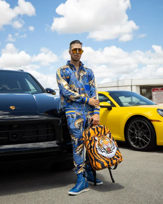 BACKPACKS>SPRAYGROUND TIGER COZY VELOUR FUR BACKPACK