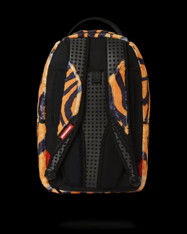 BACKPACKS>SPRAYGROUND TIGER COZY VELOUR FUR BACKPACK