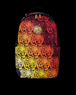 BACKPACKS>SPRAYGROUND TIGER ROAR GOLD PLATED BACKPACK