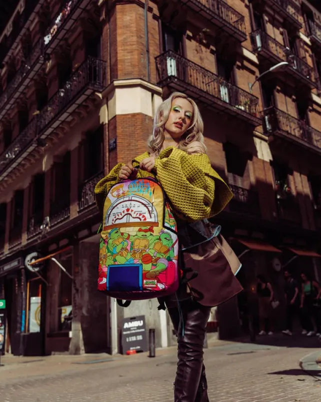BACKPACKS>SPRAYGROUND TMNT OUT LIKE A LIGHT BACKPACK