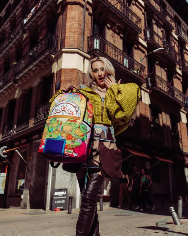 BACKPACKS>SPRAYGROUND TMNT OUT LIKE A LIGHT BACKPACK