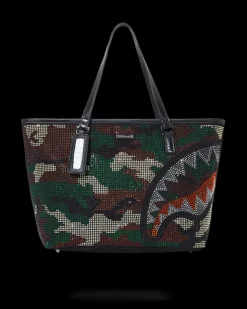 HANDBAGS|TOTES>SPRAYGROUND TRINITY CAMO TOTE