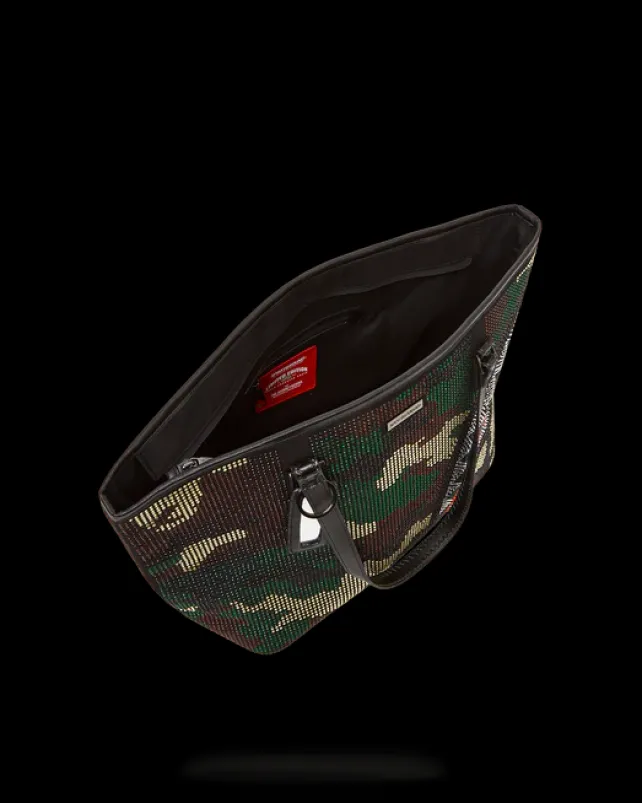 HANDBAGS|TOTES>SPRAYGROUND TRINITY CAMO TOTE