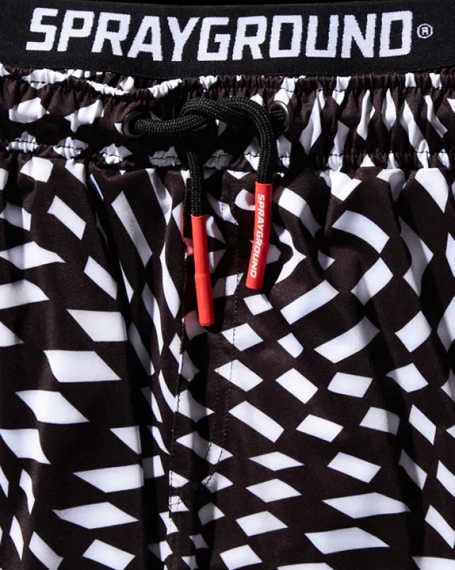 SWIMWEAR>SPRAYGROUND TRIPPY CORTO SWIM TRUNKS