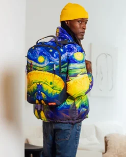 BACKPACKS>SPRAYGROUND TRIPPY NIGHTS RABBBIT EDITION RON ENGLISH COLLAB