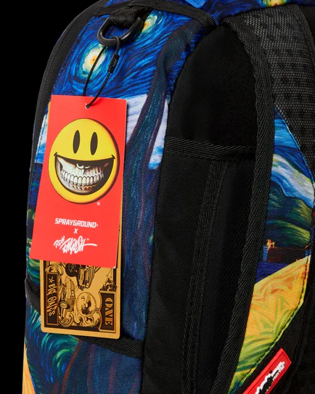 BACKPACKS>SPRAYGROUND TRIPPY NIGHTS RABBBIT EDITION RON ENGLISH COLLAB