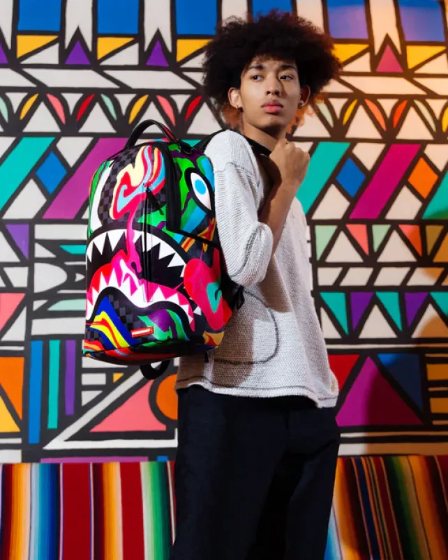 BACKPACKS>SPRAYGROUND TRIPPY TAFFY BACKPACK (DLXV)