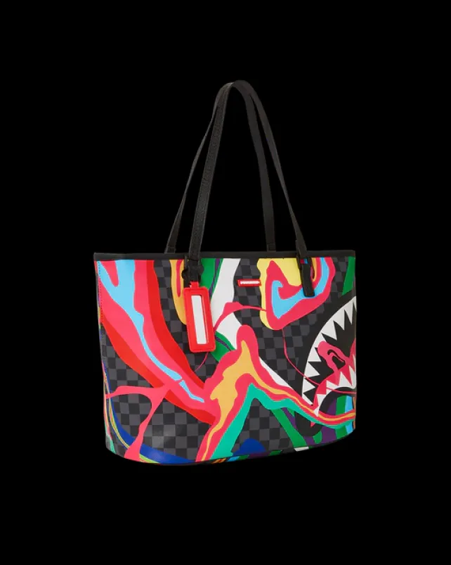 TOTES|HANDBAGS>SPRAYGROUND TRIPPY TAFFY TOTE