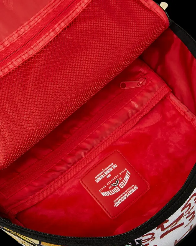 BACKPACKS>SPRAYGROUND TRI-SPLIT GRAFFITI BACKPACK (DLXV)