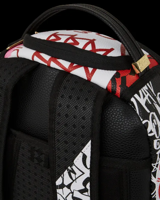 BACKPACKS>SPRAYGROUND TRI-SPLIT GRAFFITI BACKPACK (DLXV)