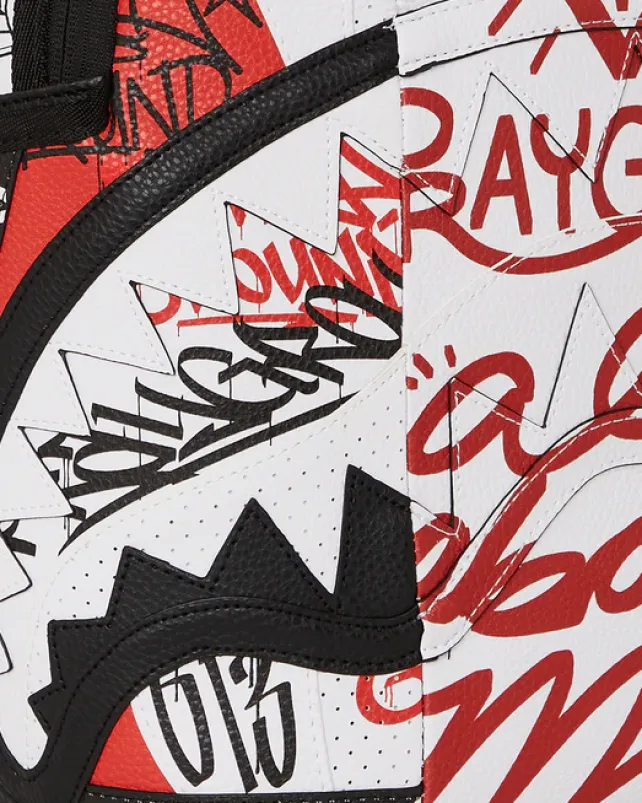 BACKPACKS>SPRAYGROUND TRI-SPLIT GRAFFITI BACKPACK (DLXV)