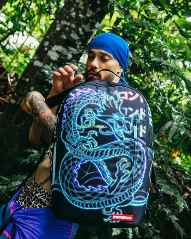BACKPACKS>SPRAYGROUND u30cau30a4u30c8u30c9u30e9u30b4u30f3 (NITE DRAGON) BACKPACK