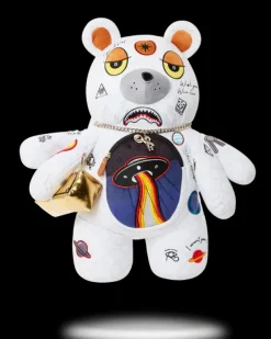 TEDDY BEAR BACKPACKS|BACKPACKS>SPRAYGROUND UFO SPACED OUT MONEYBEAR TEDDYBEAR BACKPACK