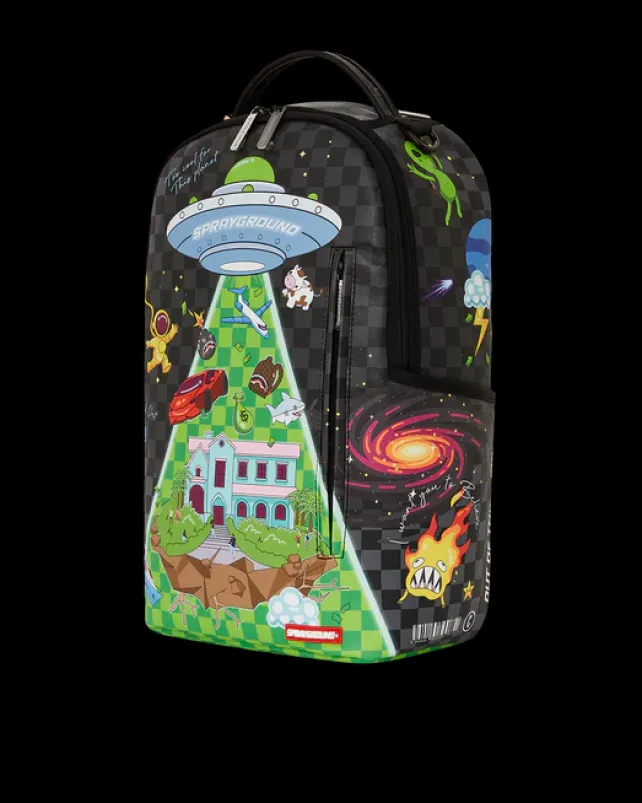 BACKPACKS>SPRAYGROUND UFO THO BACKPACK (DLXV)