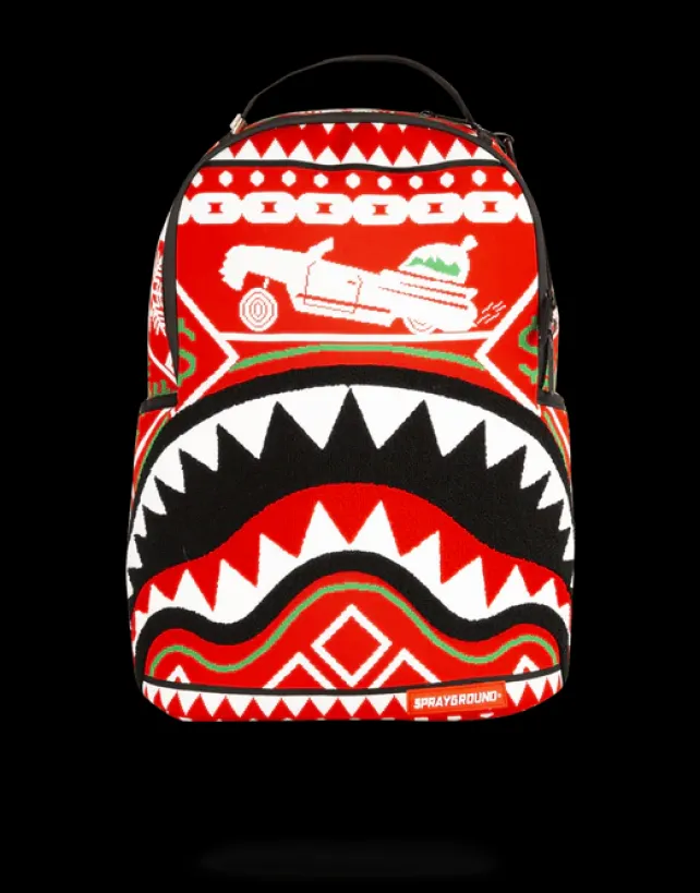 BACKPACKS>SPRAYGROUND UGLY SWEATER SHARK