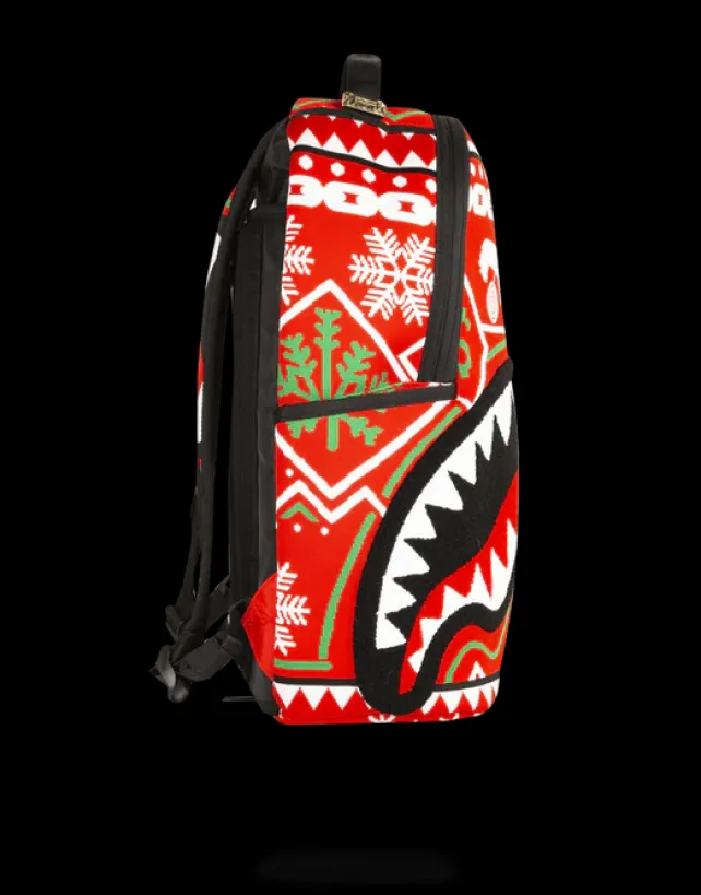 BACKPACKS>SPRAYGROUND UGLY SWEATER SHARK